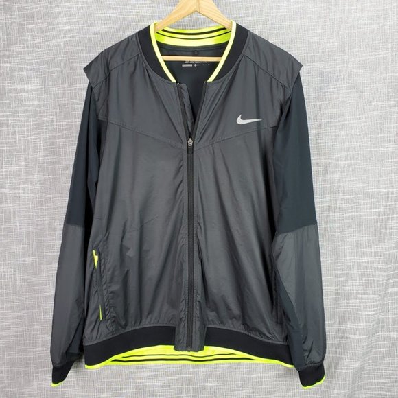 Nike Other - Nike Golf Hyperadapt Club Jacket Black Neon XL